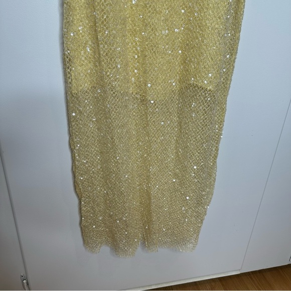 NWT JASON WU COLLECTION Sequined Open-Knit Midi Dress Size 8 Retail $4,595 - Picture 7 of 12